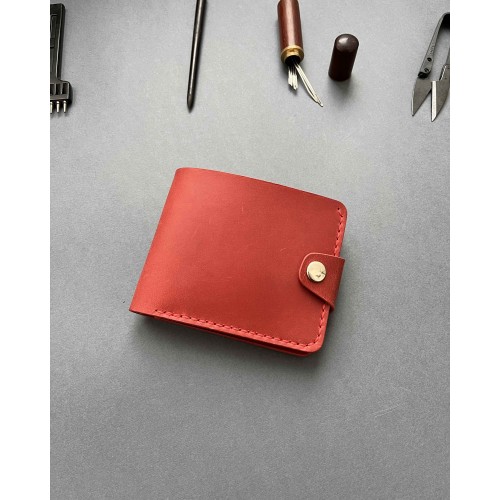 Гаманець біфолд червоний (в подарунковому пакуванні) Гаманець біфолд червоний (в подарунковому пакуванні)