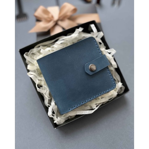 Гаманець "Галочка" джинс (в подарунковому пакуванні) Гаманець "Галочка" джинс (в подарунковому пакуванні)