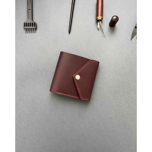 Гаманець "Туреччина" з натуральної шкіри бордовий (в подарунковому пакуванні) Гаманець "Туреччина" з натуральної шкіри бордовий (в подарунковому пакуванні)