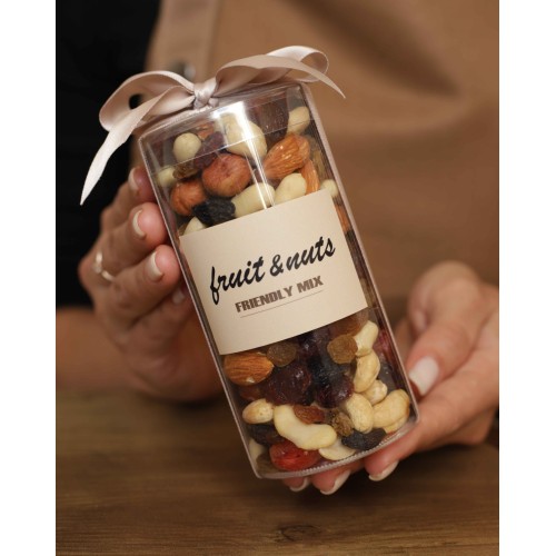 Асорті в тубусі 200 г: горіхи, сухофрукти. Асорті в тубусі 200 г: горіхи, сухофрукти.